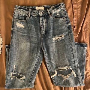 PacSun Distressed Mom Jean